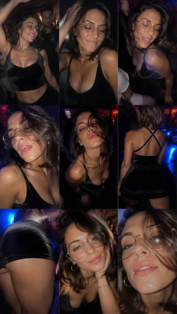 Night club Collage of dancing